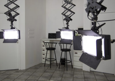 Eclairages continu pour vidéo du Studio Zuma